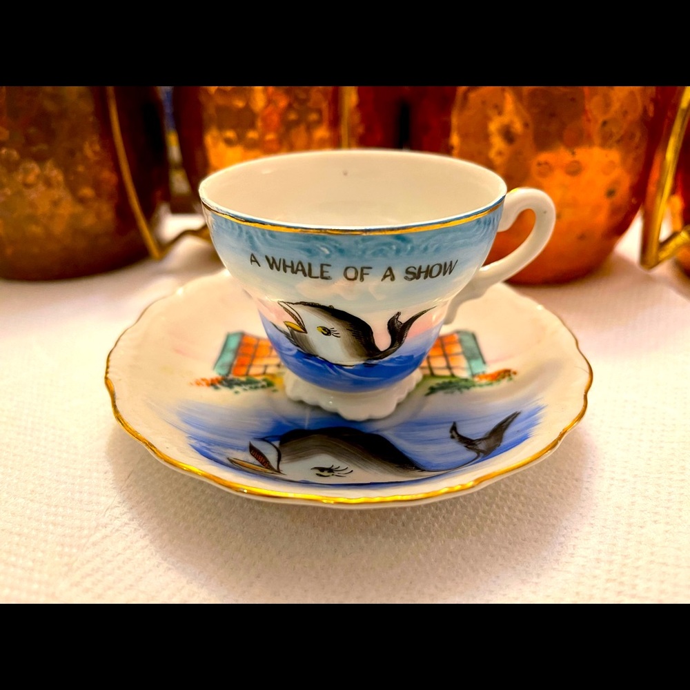 1960s Marineland of the Pacific Cup & Saucer